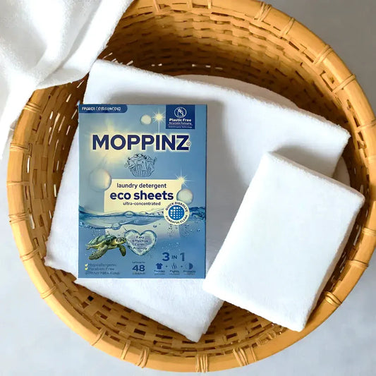 Transform Your Laundry Routine with Moppinz's Eco Laundry Sheets