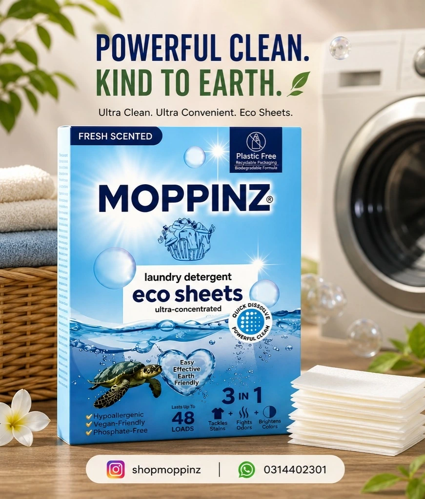 Moppinz Laundry Sheets Benefits